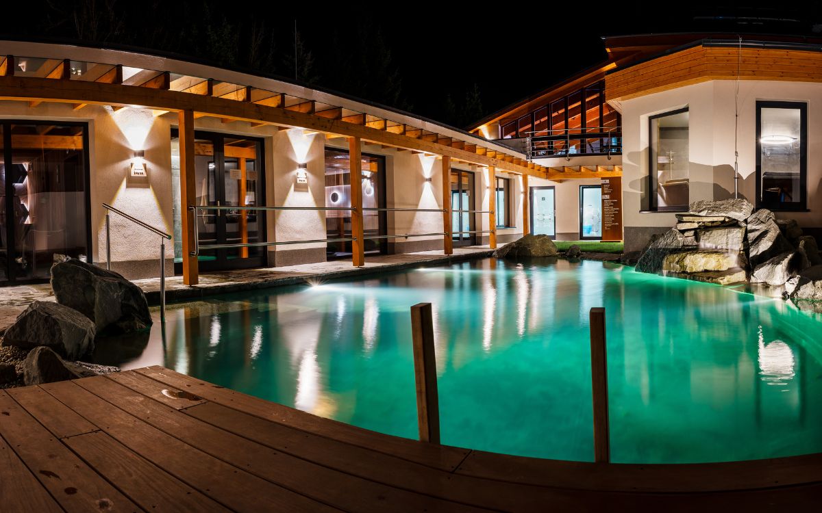 Ochlazovací zóna wellness centra